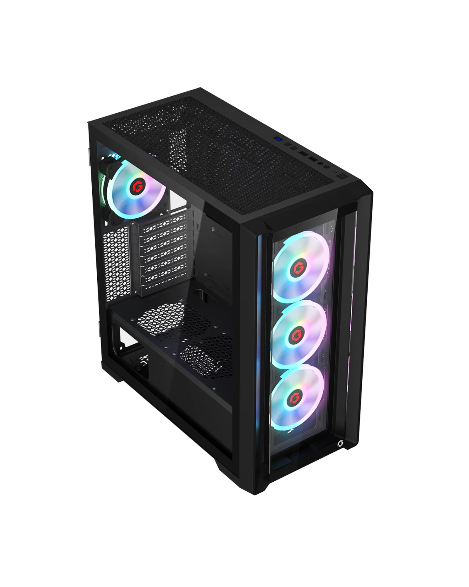 حقيبة ألعاب GAMEON Vortex Midnight Series Mid Tower - أسود حقيبة ألعاب GAMEON Vortex Midnight Series Mid Tower - أسود